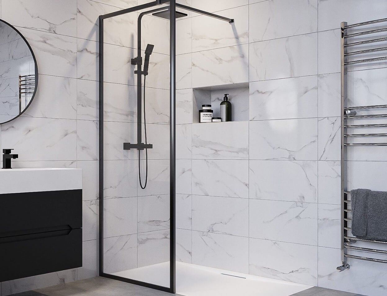 Shower Glass Partitions