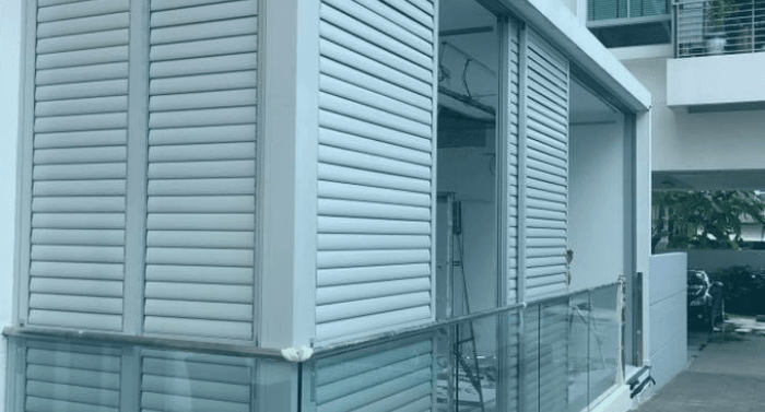 Aluminium Cabinets & Louver Doors service by Gulf Light in Abu Dhabi