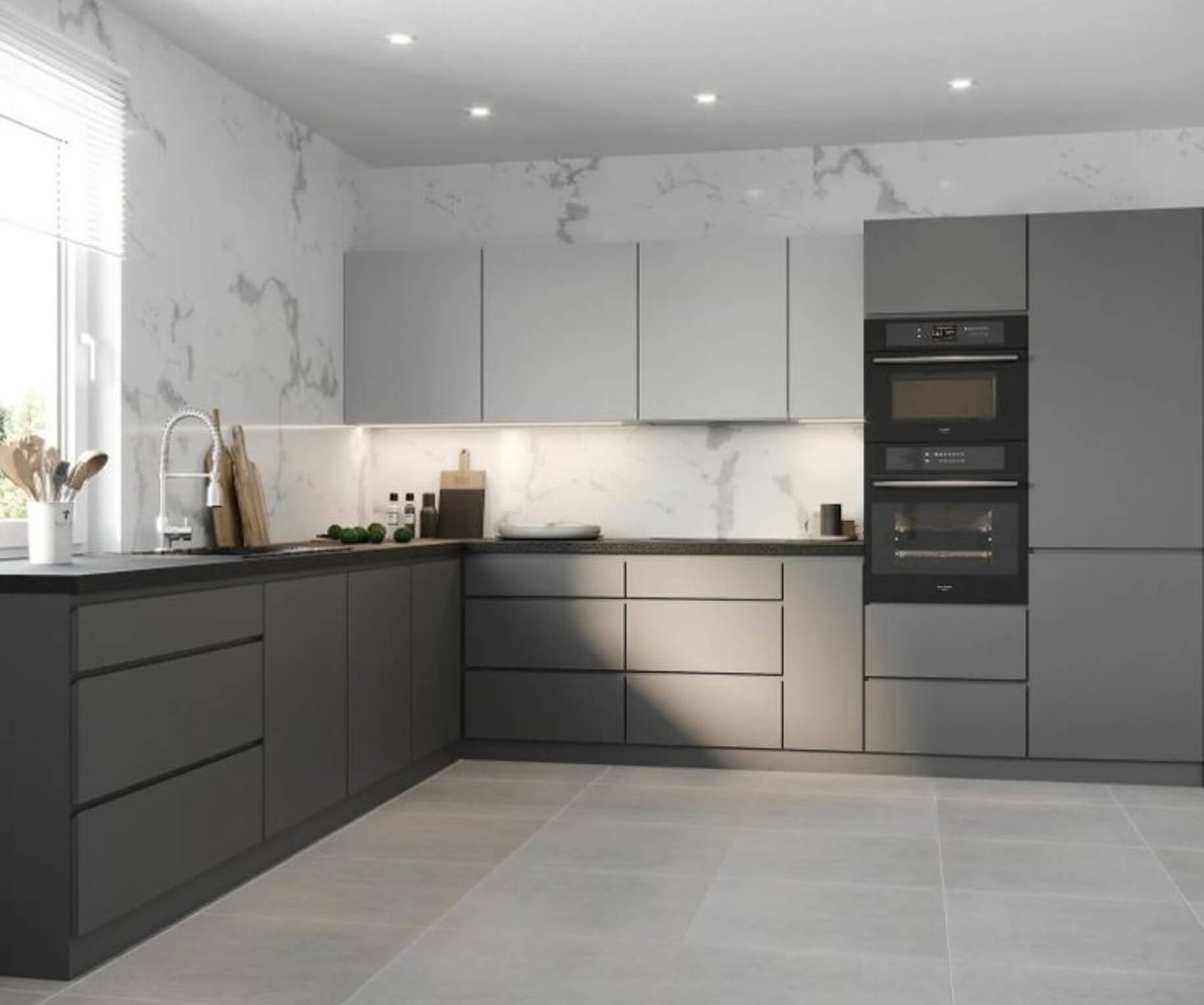 Aluminium Kitchen Cabinets by Gulf Light in Abu Dhabi