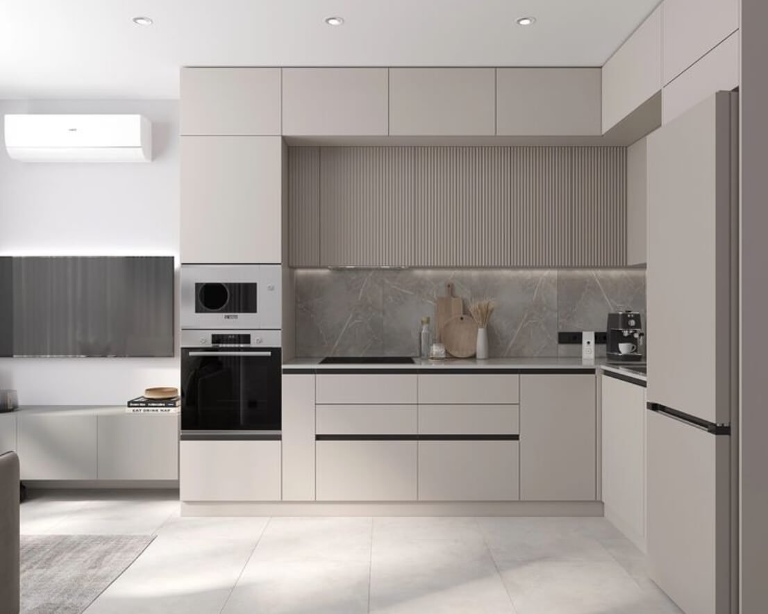 Aluminium Kitchen Cabinets service by Gulf Light in Abu Dhabi