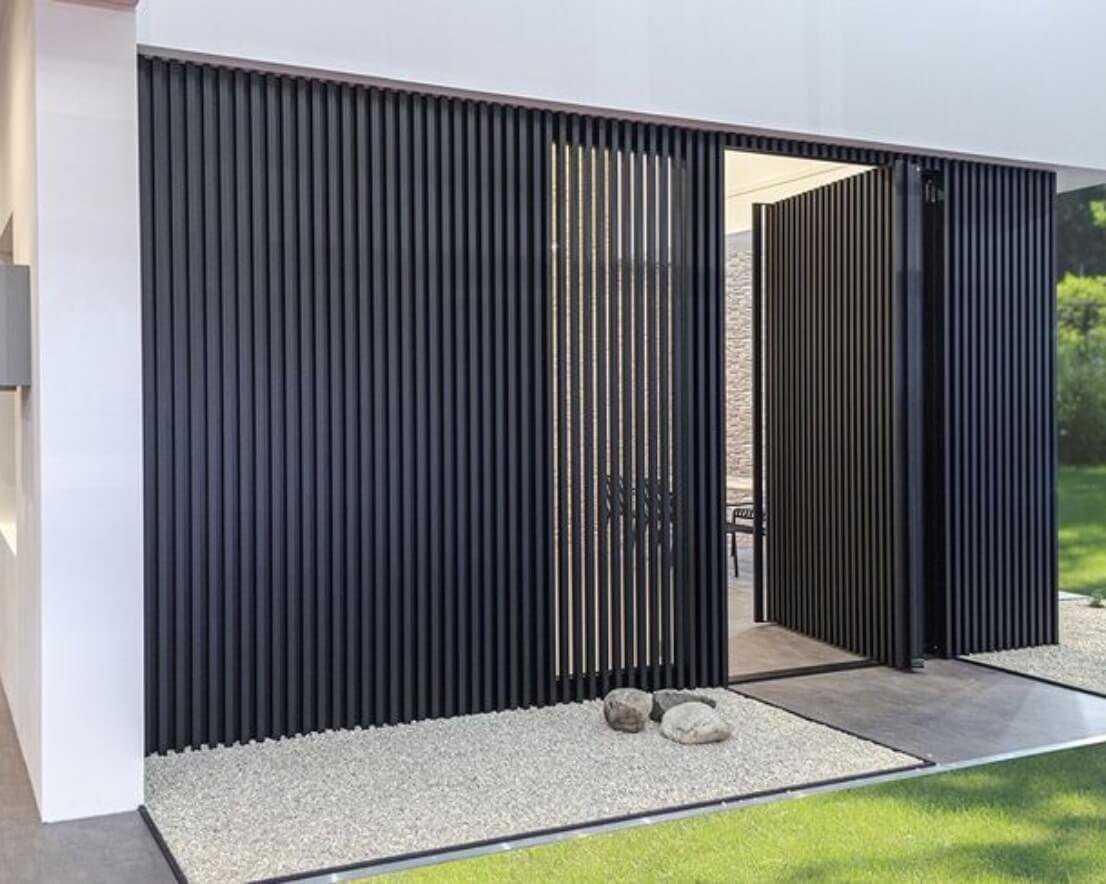 Aluminium Louver Doors service by Gulf Light in Abu Dhabi