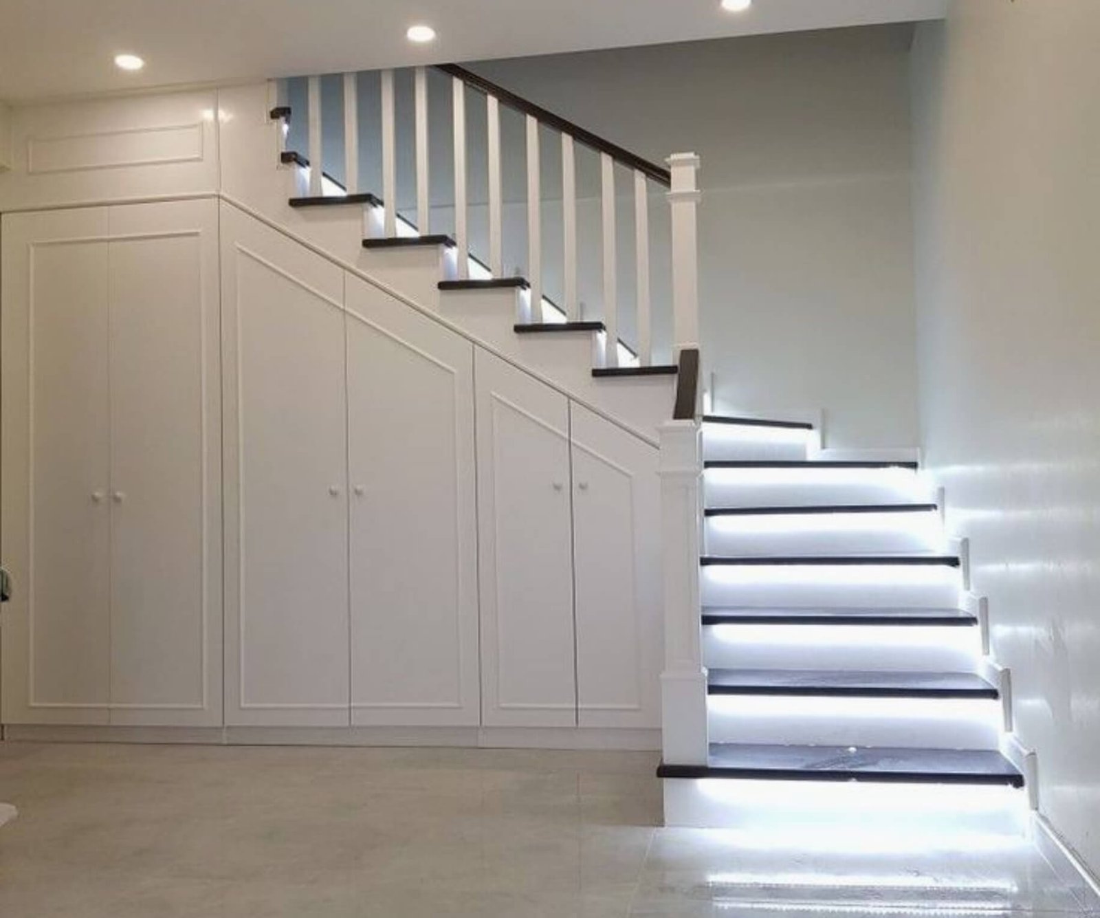 Aluminium Under-Stair Cabinets by Gulf Light in Abu Dhabi