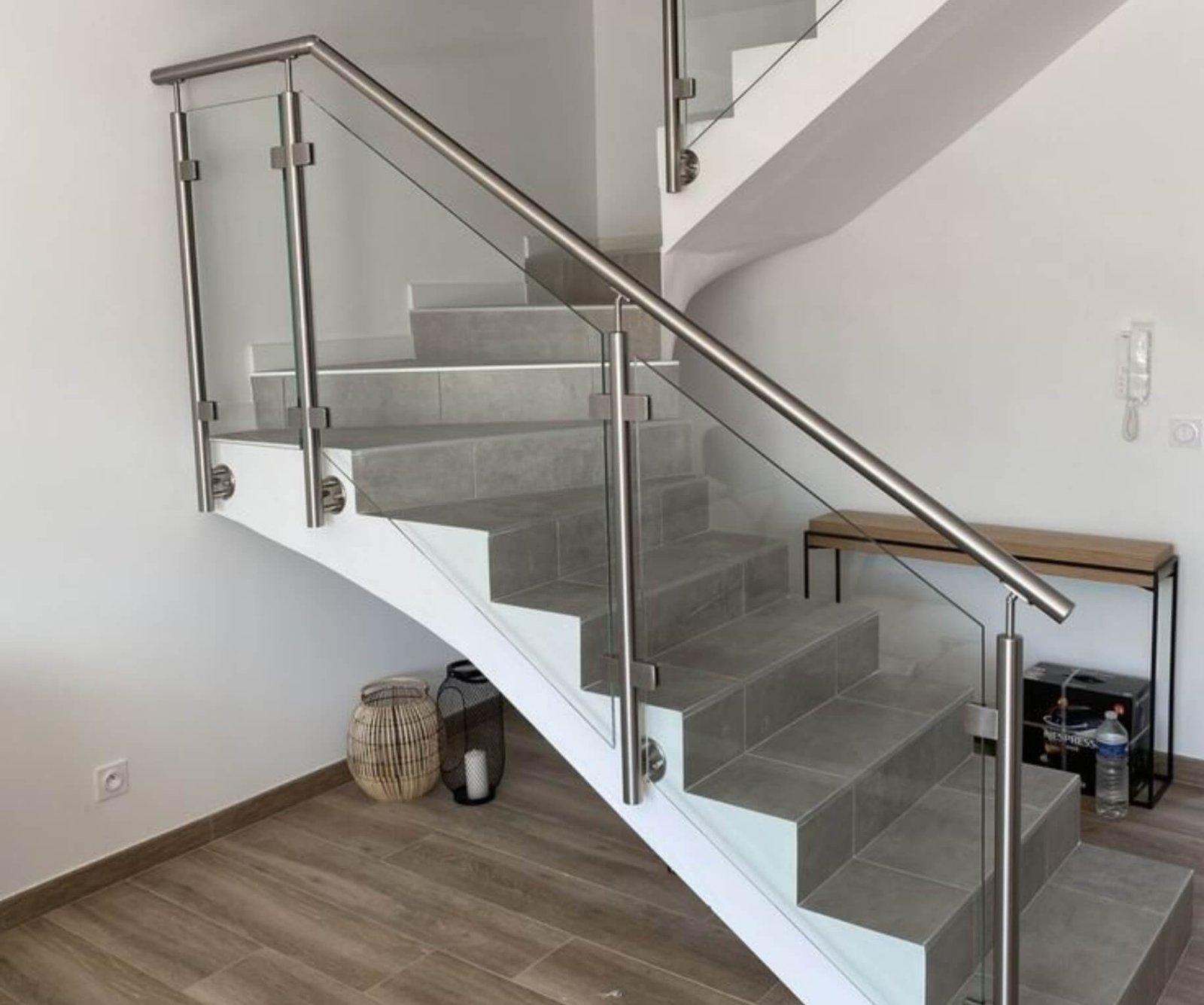Stainless Steel Handrails With Glass by Gulf Light in Abu Dhabi