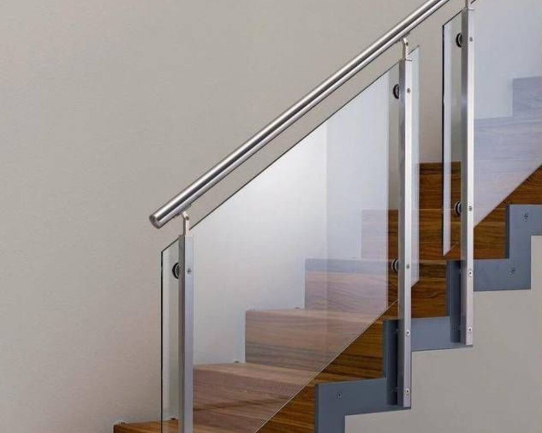 Stainless Steel Handrails With Glass service by Gulf Light in Abu Dhabi