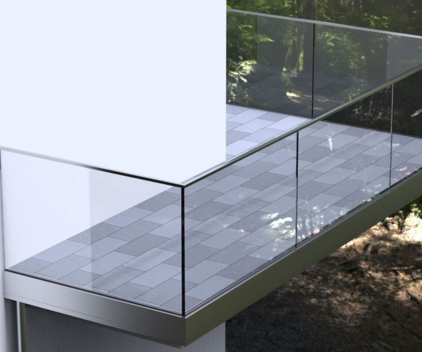 Glass Balcony Railings by Gulf Light in Abu Dhabi