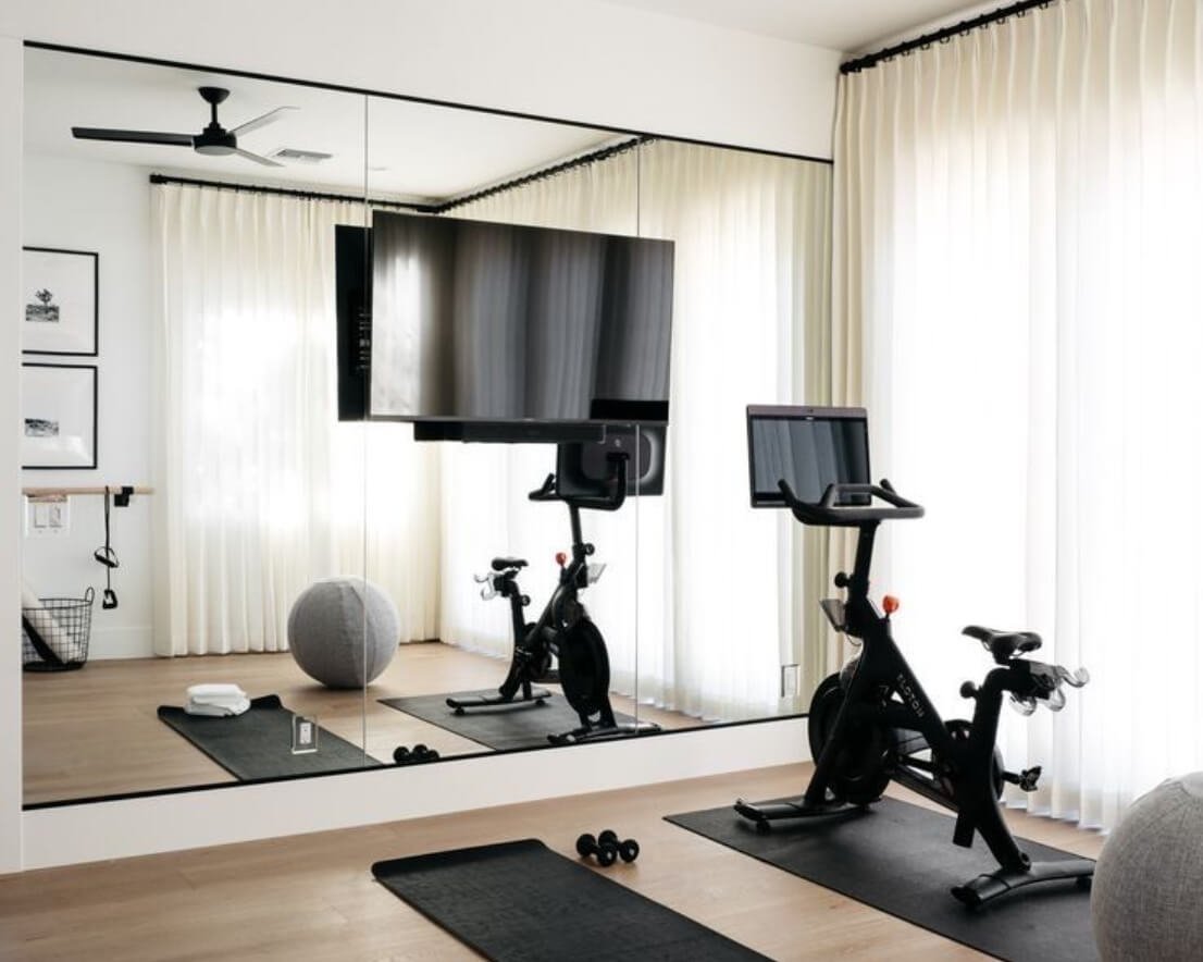 Gym Mirrors service by Gulf Light in Abu Dhabi