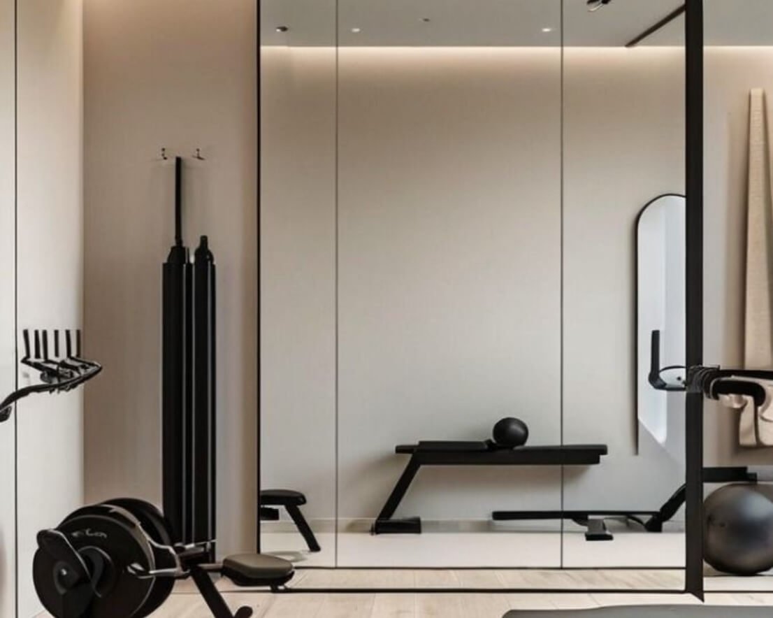 Gym Mirrors service by Gulf Light in Abu Dhabi