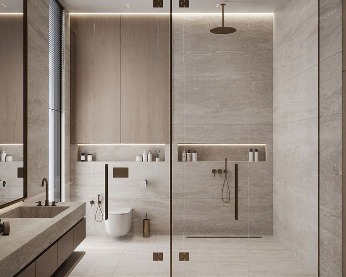 Frameless Shower Doors service by Gulf Light in Abu Dhabi