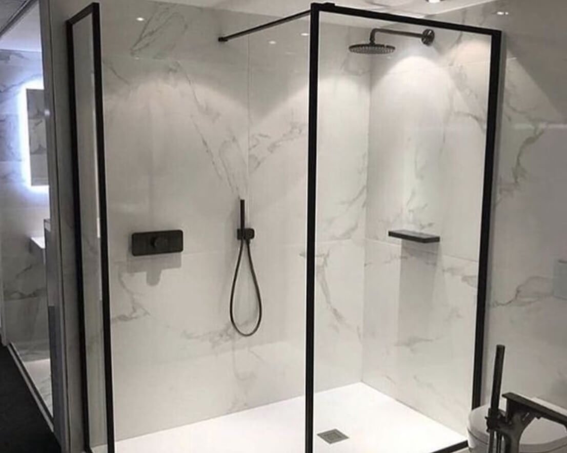 Shower Glass Partition service by Gulf Light in Abu Dhabi